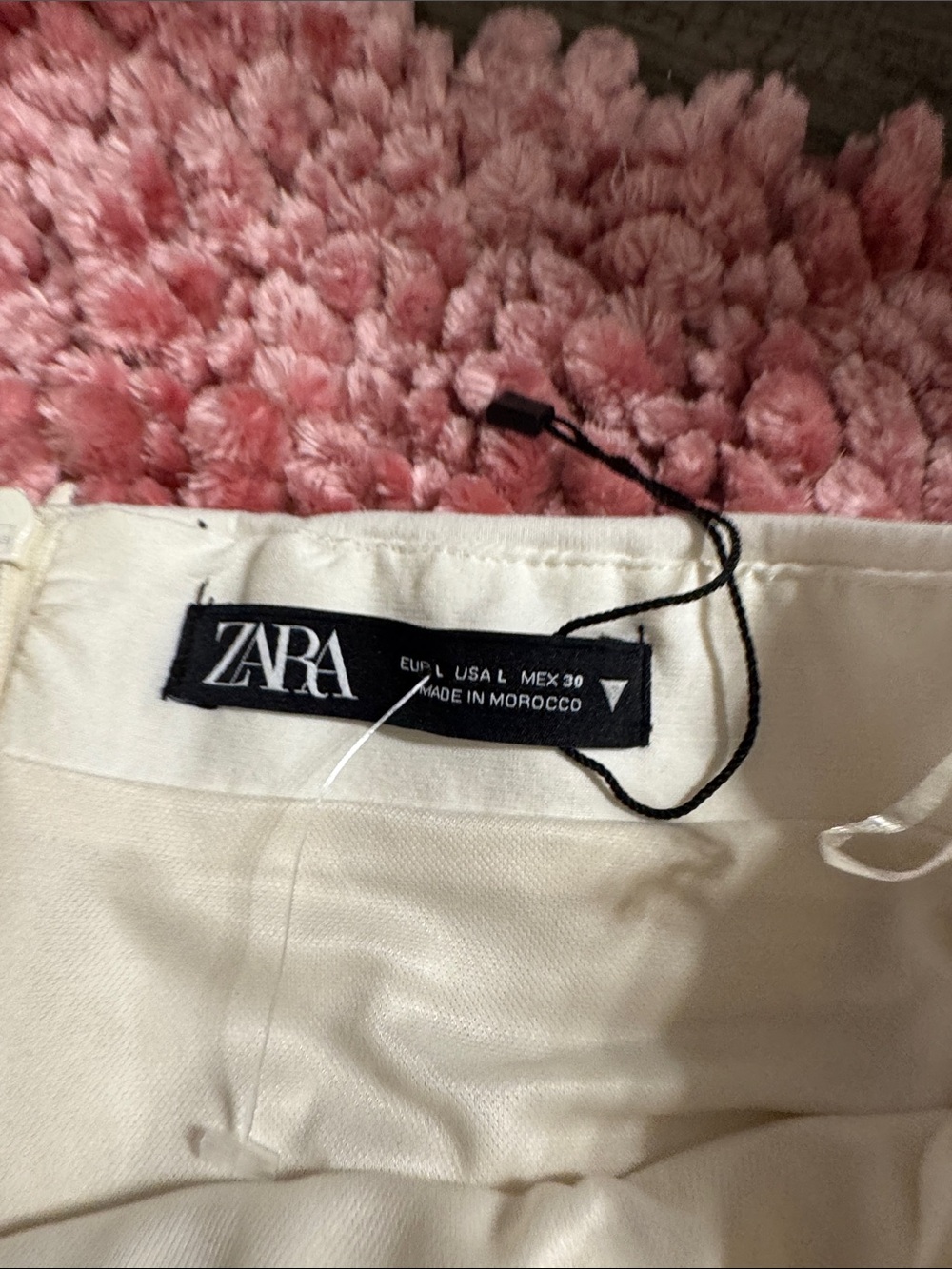 Zara Cream Strapless Ruched Mini - Picture 2 of 4